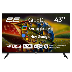 Телевізор 2E 43A77Q QLED Google TV
