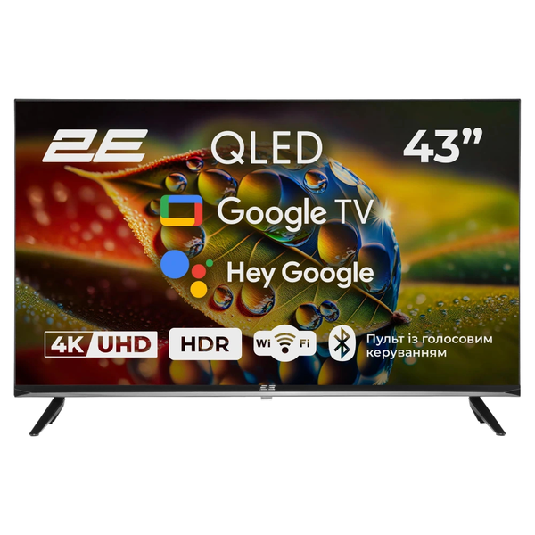 Телевізор 2E 43A77Q QLED Google TV