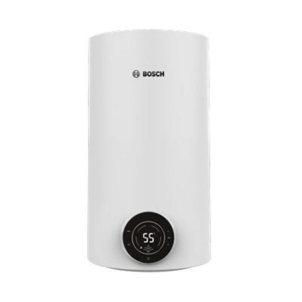 Водонагрівач BOSCH Tronic 4000T, 30л, 1,5кВт, сухий тен, вертикальний монтаж, електр. керування, A, білий