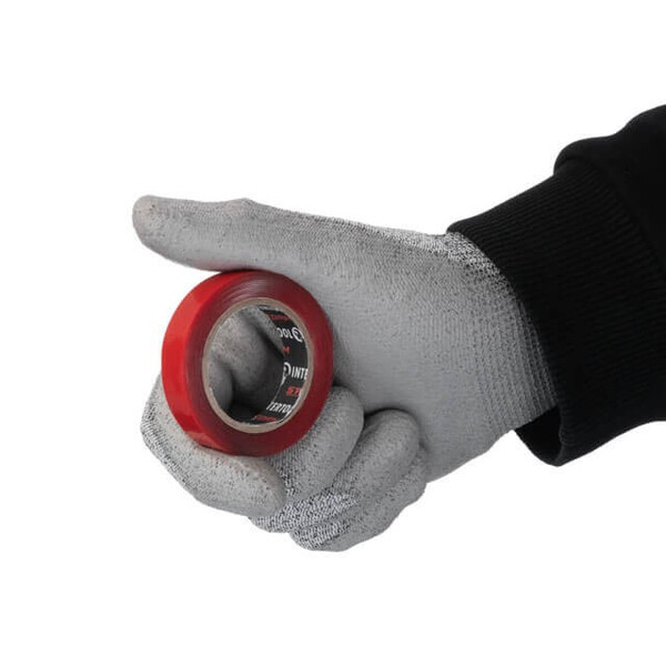 Стрічка клейка двостороння STRONG FIX 12мм * 2м * 0,5 мм, прозора, акрил, Storm INTERTOOL KT-0822