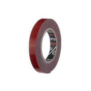 Стрічка клейка двостороння AUTO FIX, 9 мм * 2 м * 1 мм, сіра, спінений акрил, Storm INTERTOOL KT-0827