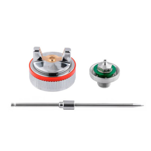 Комплект форсунки 1.4мм для фарбопультів HVLP II PT-0100, РТ-0105, РТ-0105D (дюза, повітряна головка, голка)