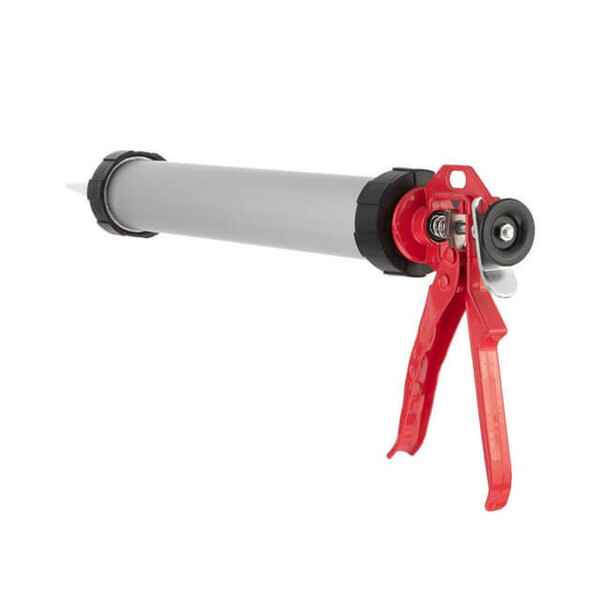 Пістолет для видавлювання силікону 600мл INTERTOOL HT-0026