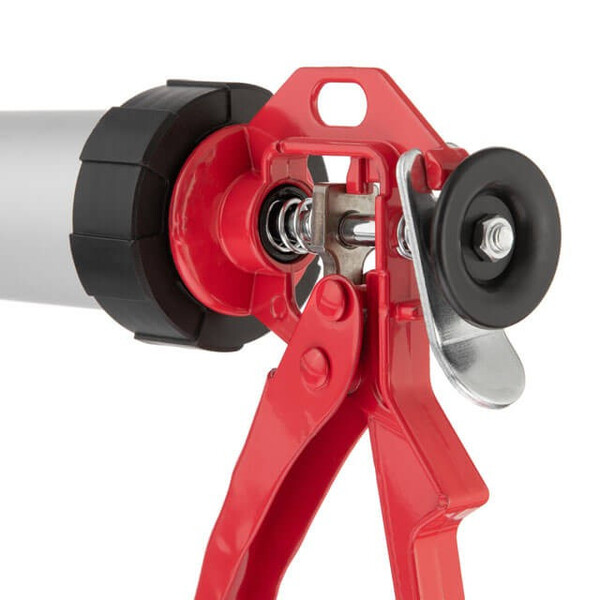 Пістолет для видавлювання силікону 600мл INTERTOOL HT-0026