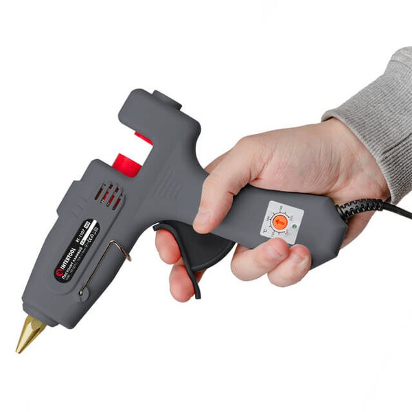 Пістолет клейовий 120Вт, 230В, 100-220°C під стрижні 10.8-11.5мм, 13-30 г / хв. INTERTOOL RT-1107