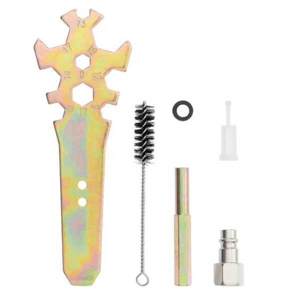 Фарбопульт пневматичний HVLP, верхній пластиковий бачок INTERTOOL PT-0110