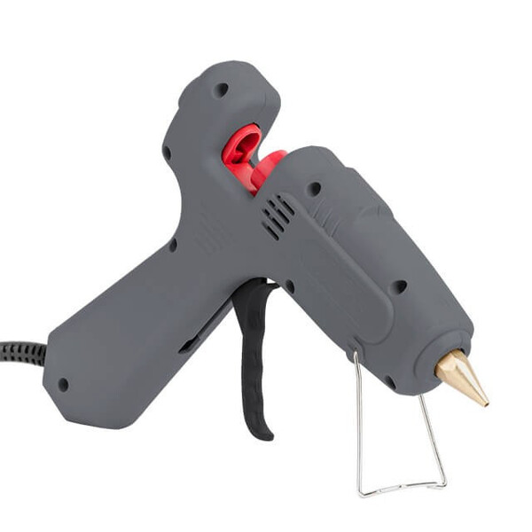 Пістолет клейовий 80Вт, 230В, 215-230°C під стрижні 10.8-11.5мм, 13-30 г / хв. INTERTOOL RT-1104