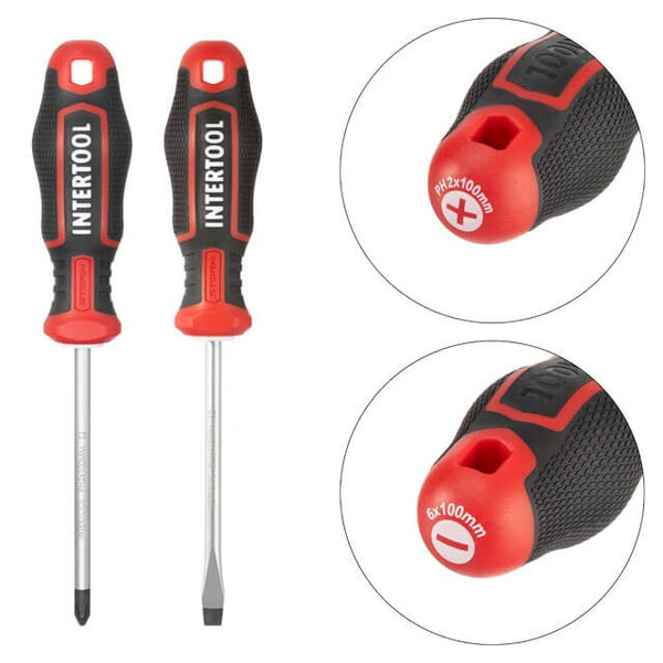 Набір інструментів 1/2 "& 3/8" & 1/4 ", 233ед., Cr-V STORM INTERTOOL ET-8233