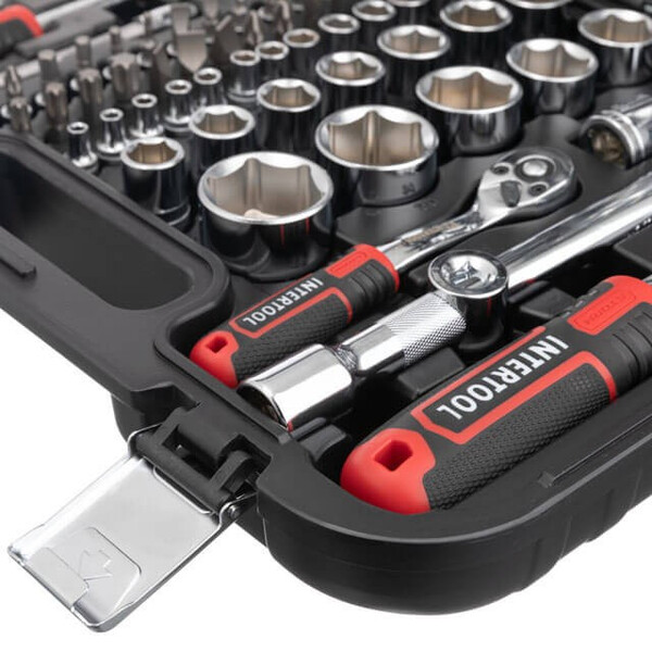 Набір інструментів 1/2 "& 1/4", 82ед., Cr-V STORM INTERTOOL ET-8082