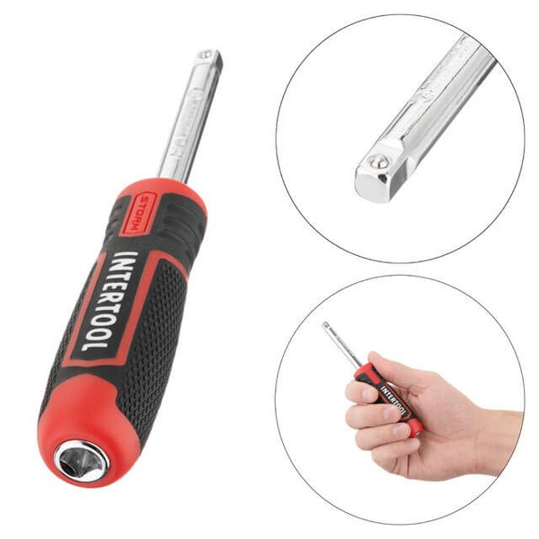 Набір інструментів 1/2 "& 1/4", 82ед., Cr-V STORM INTERTOOL ET-8082