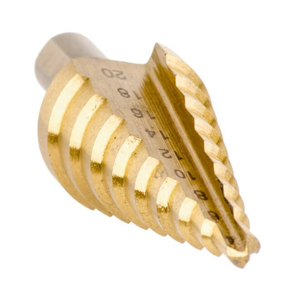 Свердел ступінчастий по металу 4-20 мм INTERTOOL SD-5820