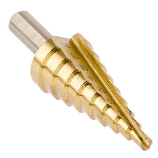 Свердел ступінчастий по металу 4-20 мм INTERTOOL SD-5820