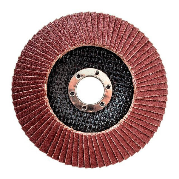 Диск шліфувальний пелюстковий 125 x 22мм зерно K80 INTERTOOL BT-0208