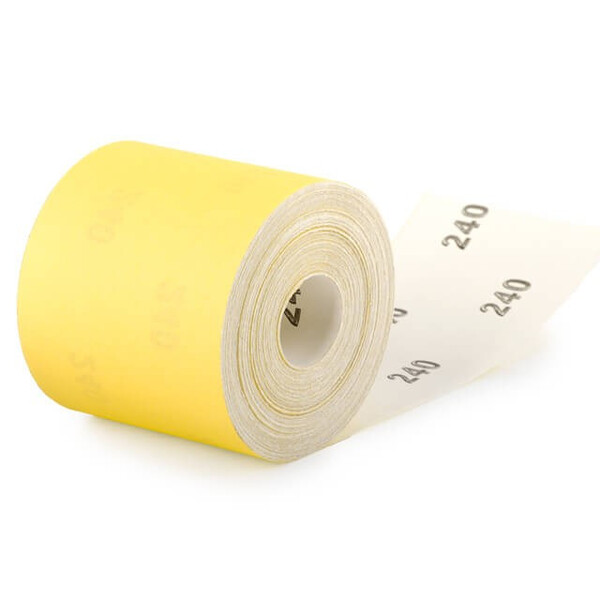 Шліфувальна шкурка на паперовій основі К240, 115 мм * 50 м INTERTOOL BT-0825