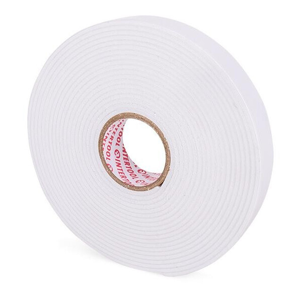 Скотч двосторонній 19 мм * 5 м на спіненої основі INTERTOOL KT-0972