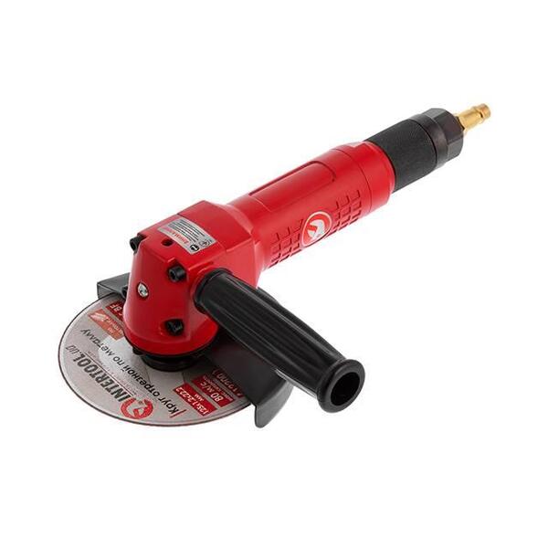 Шлифовальная машина угловая пневматическая 125 мм INTERTOOL PT-1202