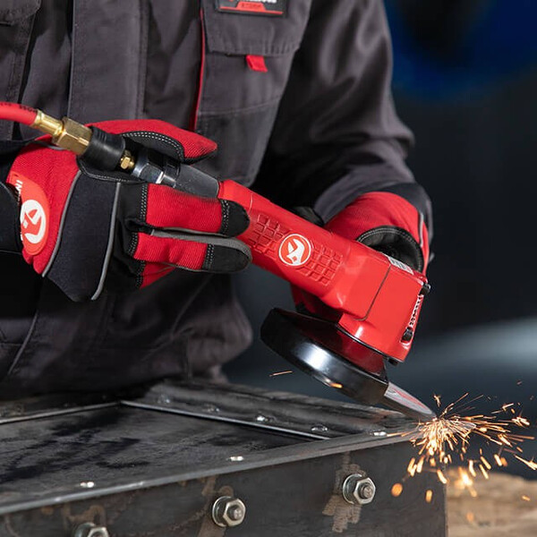 Шлифовальная машина угловая пневматическая 125 мм INTERTOOL PT-1202