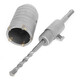 Комплект: Свердло корончастот для бетону 46 мм + Перехідник SDS Plus 100 мм INTERTOOL SD-7046