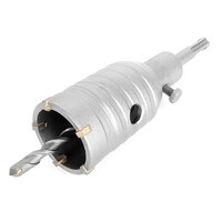 Комплект: Свердло корончастот для бетону 46 мм + Перехідник SDS Plus 100 мм INTERTOOL SD-7046