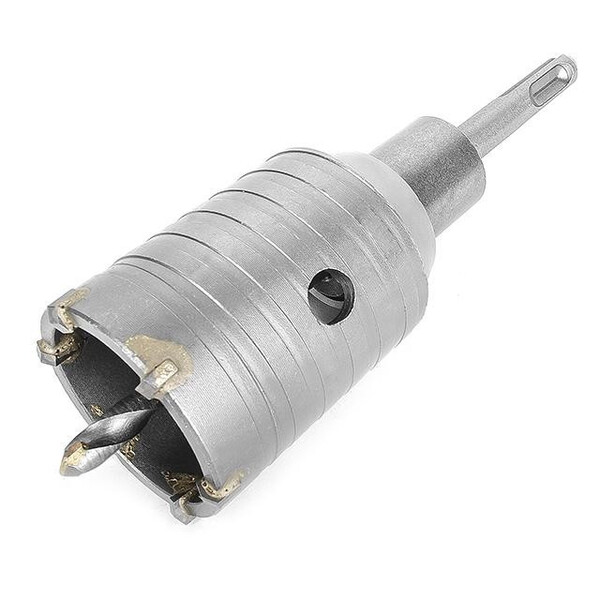 Комплект: Свердло корончастот для бетону 50 мм + Перехідник SDS Plus 100 мм INTERTOOL SD-7050