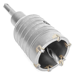 Комплект: Свердло корончастот для бетону 50 мм + Перехідник SDS Plus 100 мм INTERTOOL SD-7050