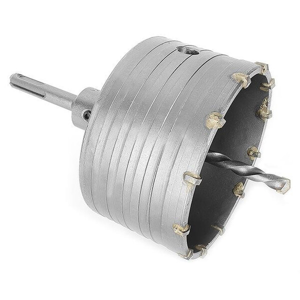 Комплект: Свердло корончастот для бетону 105 мм + Перехідник SDS Plus 100 мм INTERTOOL SD-7105