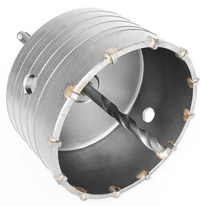 Комплект: Свердло корончастот для бетону 105 мм + Перехідник SDS Plus 100 мм INTERTOOL SD-7105