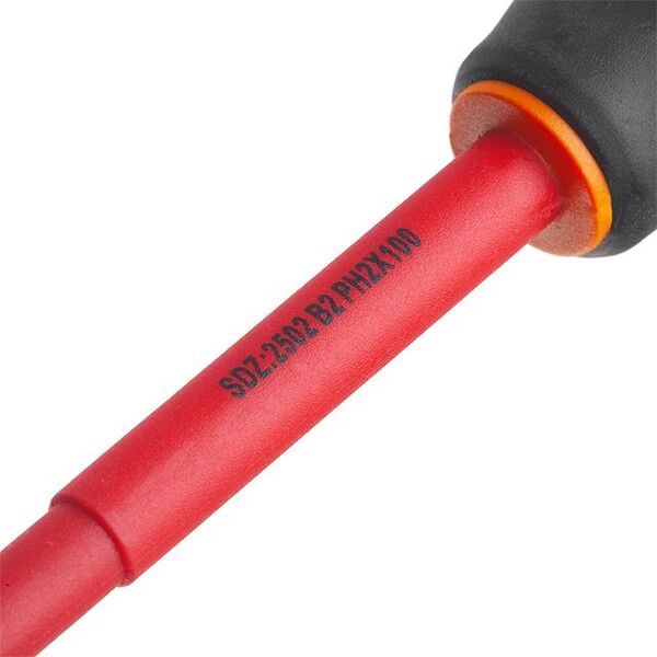 Викрутка хрестова ізольована PH2,100 мм, 1000 В INTERTOOL VT-3212