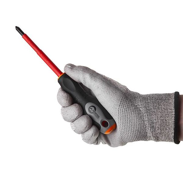 Викрутка хрестова ізольована PH2,100 мм, 1000 В INTERTOOL VT-3212