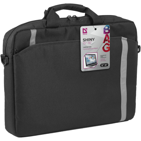 Сумка для ноутбука Defender Shiny 15.6" Black (26097)