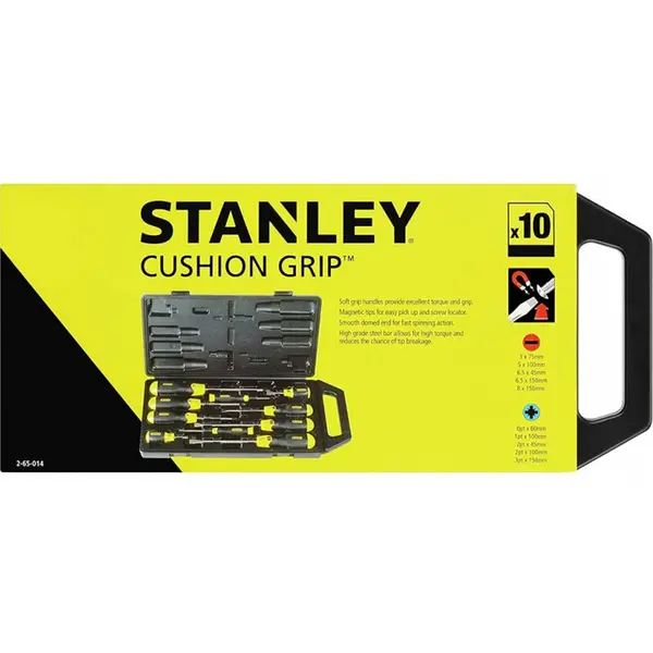 Stanley 2-65-005 Набір викруток 10 ед CushionGrip