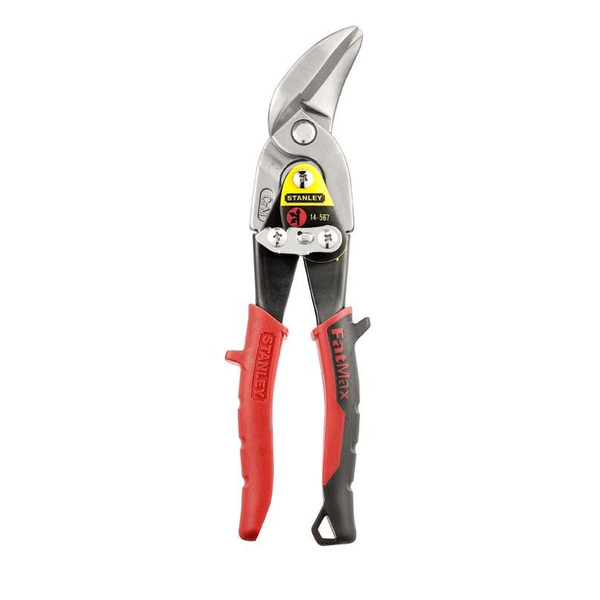 Stanley 2-14-567 Ножиці по металу 250мм ліві прямий різ (блістер)