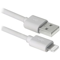 Кабель Defender ACH01-03BH USB(AM)-Lightning White 1m, Blister