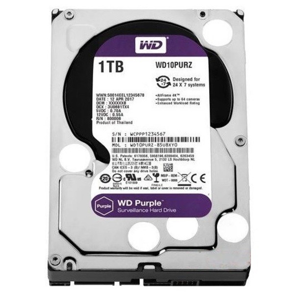 Жорсткий диск WD Purple WD10PURZ