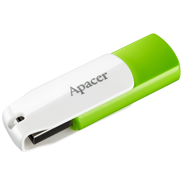 USB-Флешка USB 32GB Apacer AH335 White/Green (AP32GAH335G-1)