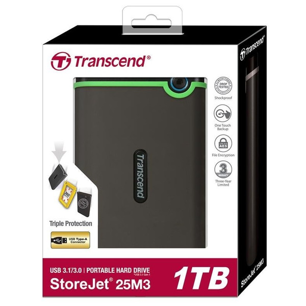 Жорсткий диск Transcend StoreJet 25M3 TS2TSJ25M3S