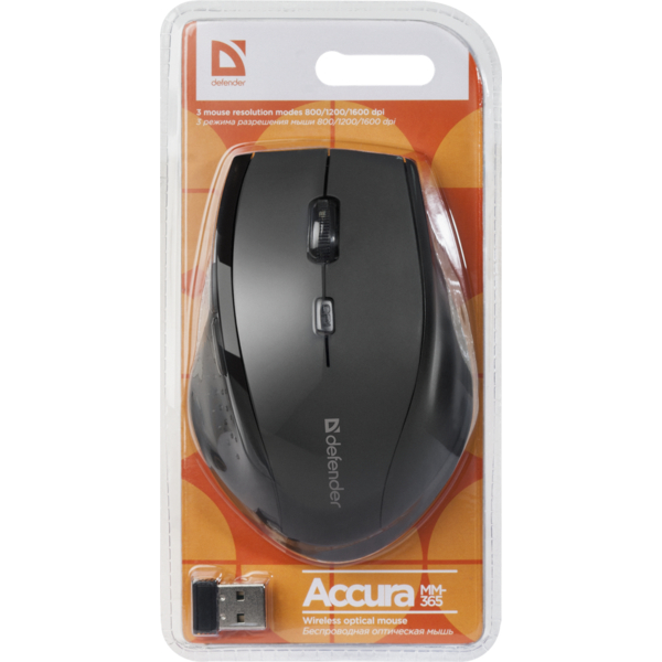 Миша DEFENDER Accura MM-365 Wireless