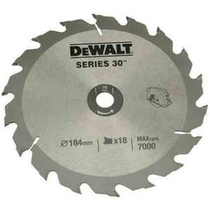 Пилковий диск DeWalt DT1938, 184х16мм, 18 зубців