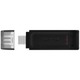 Флеш-накопитель USB3.2 64GB Type-C Kingston DataTraveler 70 Black (DT70/64GB)
