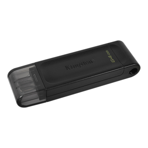 USB-Флешка USB 3.2 64GB Type-C Kingston DataTraveler 70 Black (DT70/64GB)