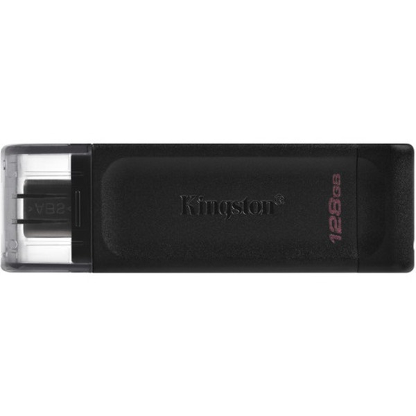 Флеш-накопитель USB3.2 128GB Type-C Kingston DataTraveler 70 Black (DT70/128GB)