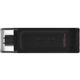 Флеш-накопитель USB3.2 128GB Type-C Kingston DataTraveler 70 Black (DT70/128GB)