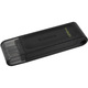 Флеш-накопитель USB3.2 128GB Type-C Kingston DataTraveler 70 Black (DT70/128GB)