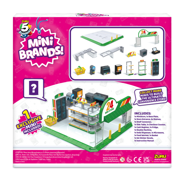 Мини-супермаркет Zuru Mini Brands для игры у дома.