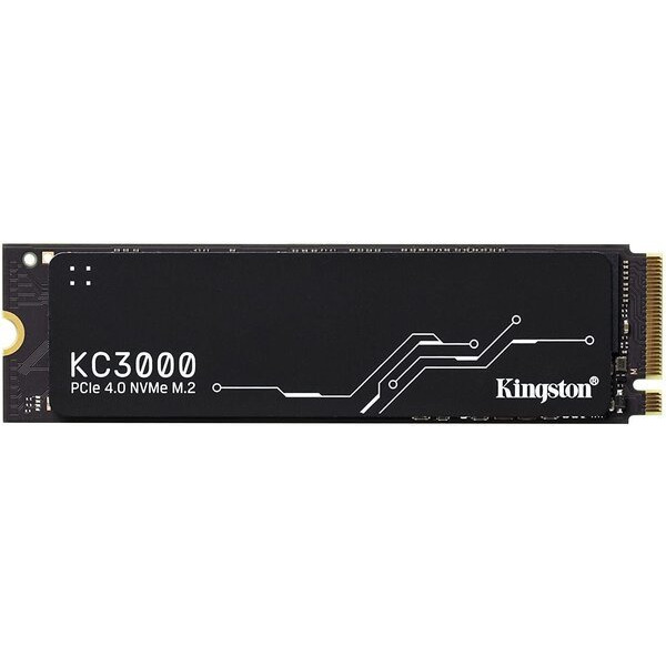 Накопитель SSD 1TB Kingston KC3000 M.2 2280 PCIe 4.0 x4 NVMe 3D TLC (SKC3000S/1024G)