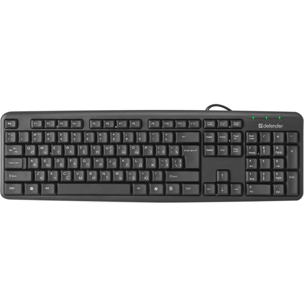 Комплект (клавіатура, миша) Defender Dakota C-270 UKR USB Black (45271)