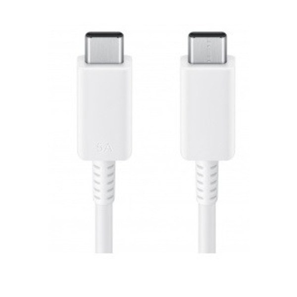 КабельSAMSUNG EP-DX510JWRGRU Type-C to Type-C 5A - 1.8m (Білий)
