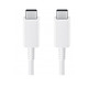 Кабель Samsung USB Type-C - USB Type-C (M/M), 5 A, 1.8 м, White (EP-DX510JWRGRU)