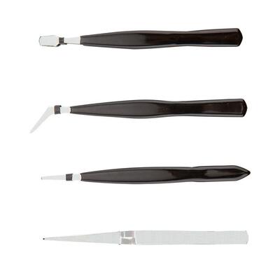 Top Tools 32D423 Пинцет, для ремонта смартфонов, набор 4 шт.