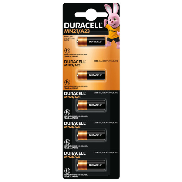 Батарейка DURACELL MN21 уп. 1х5 шт.